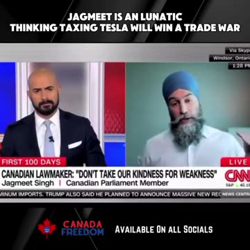Jagmeet Wants a Full Blown Trade War With the US