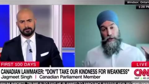 Jagmeet Wants a Full Blown Trade War With the US