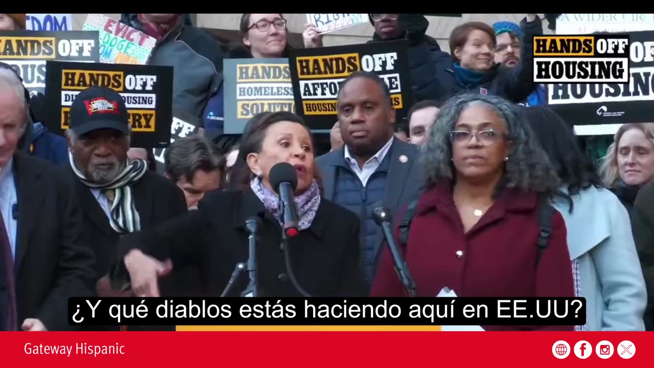 Nydia Velazquez: "Elon Musk go back to South Africa!"