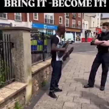 If this was a white British lad police would arrest him