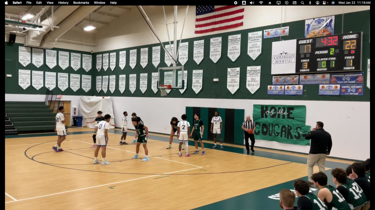 ACS vs SALA Varsity Basketball Jan 2025