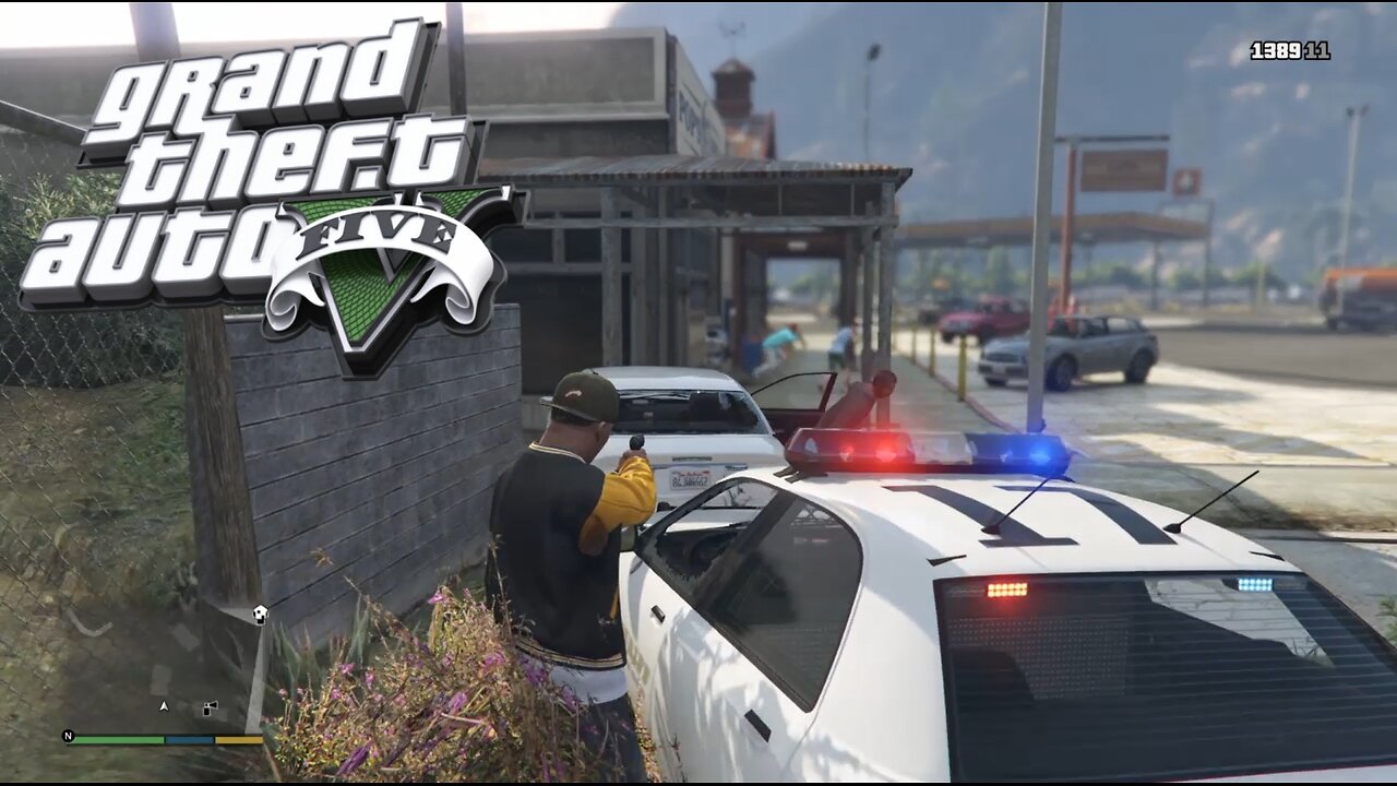 GTA 5 Police Pursuit Driving Police car Ultimate Simulator crazy chase #100