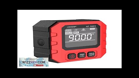 NOYAFA NF-566 NF-566S Digital Inclinometer 4x90° VA Display with Backlighting Magnetic Sides Review