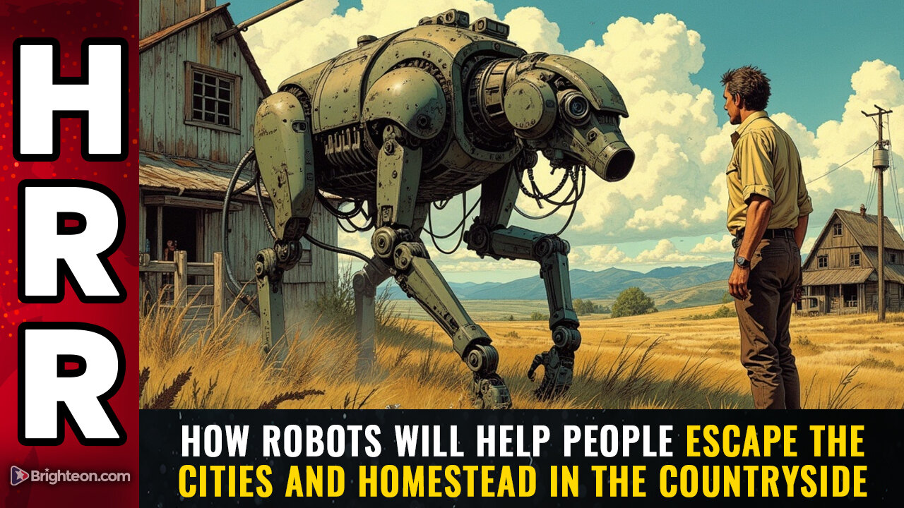 How ROBOTS will help people escape the cities and HOMESTEAD...