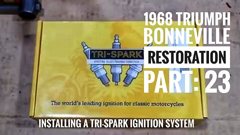 1968 Triumph Bonneville restoration part 23, Installing a Tri-Spark ignition system