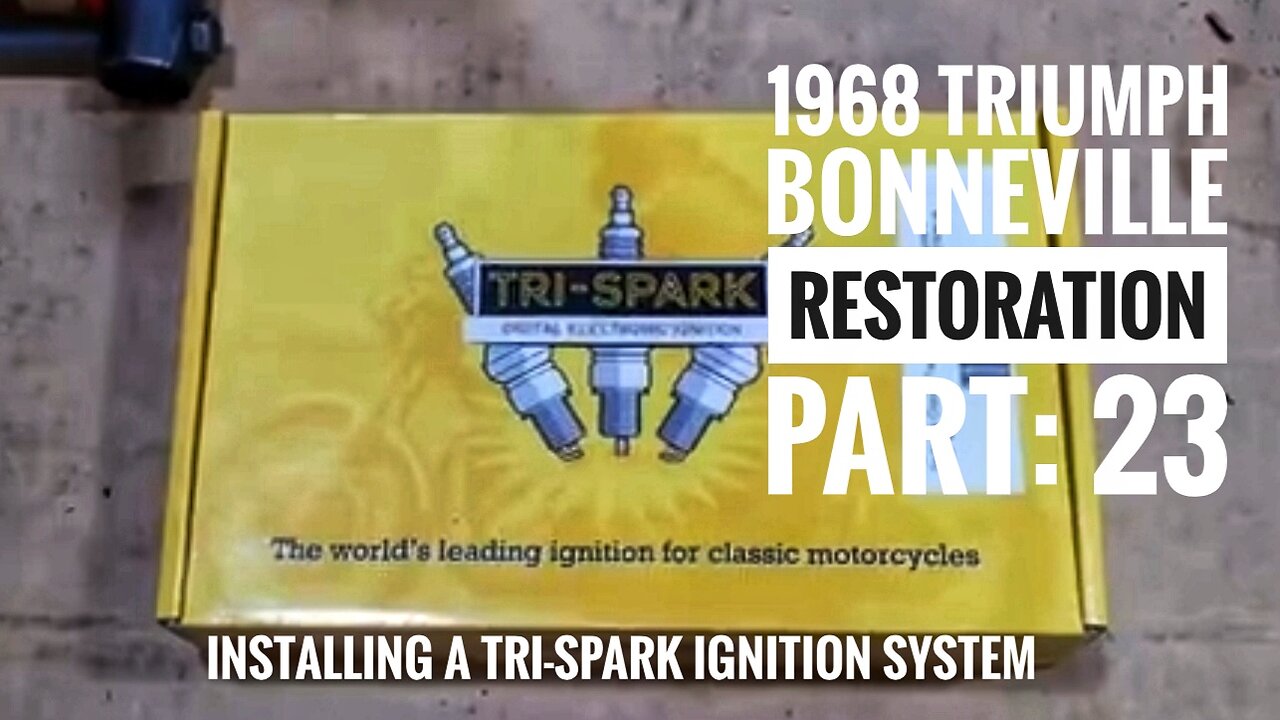 1968 Triumph Bonneville restoration part 23, Installing a Tri-Spark ignition system