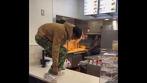 Bro Is So Blasted Out Of His Mind, He Froze While Standing On The Counter