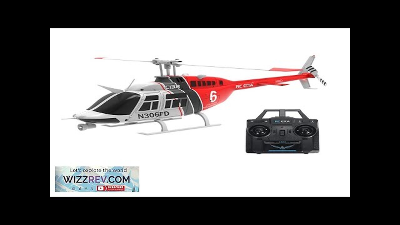 RC ERA C138 Bell 206 2.4G 6CH 6-Axis Gyro 1:33 Scale Altitude Review