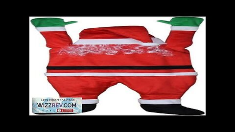 4.92 FT Christmas Hanging Santa ClausChristmas Outdoor Decoration for Gutter or Review