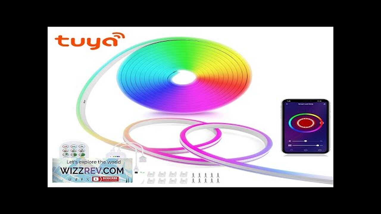 Tuya Smart Life WiFi LED Neon Light Strip 12V LED Strip RGB Review