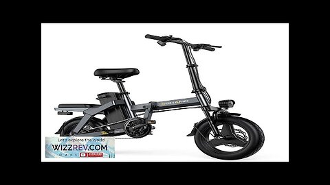 USA DIRECT SOHAMO A3 48V 12Ah 400W Electric Folding Bicycle 14*2.1 Inch Review