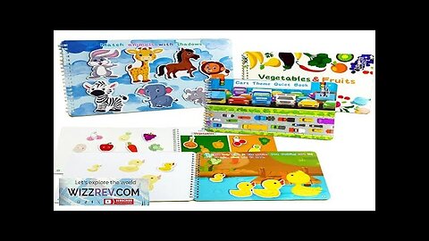 Quiet Busy Book Baby Montessori Material Toys Sticker Busy Board Matching Games Review