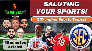 Salute Your Sports: 3 Trending Sports Topics!