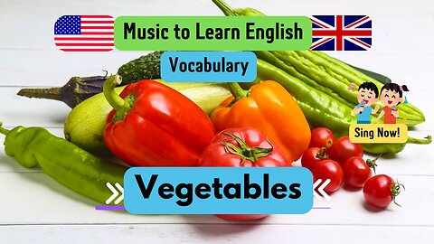 Music to learn English. veggies