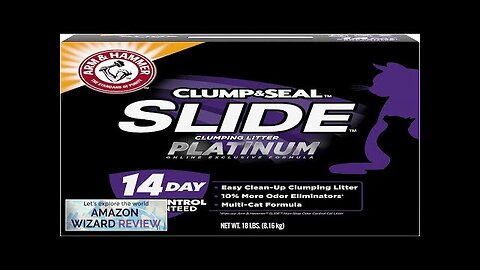 Arm Hammer SLIDE Platinum Multi-Cat Easy Clean-Up Clumping Cat Litter 14 Days Review