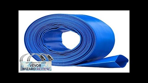 VEVOR Backwash Hose 2 in x 50 ft Heavy-Duty PVC Flat Pool Review