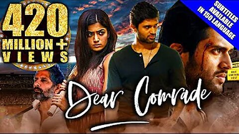 Vijay Devarkonda | Dear Comrade | Rashmika Mandana | Latest New South Hindi Dubbed Hd Movie