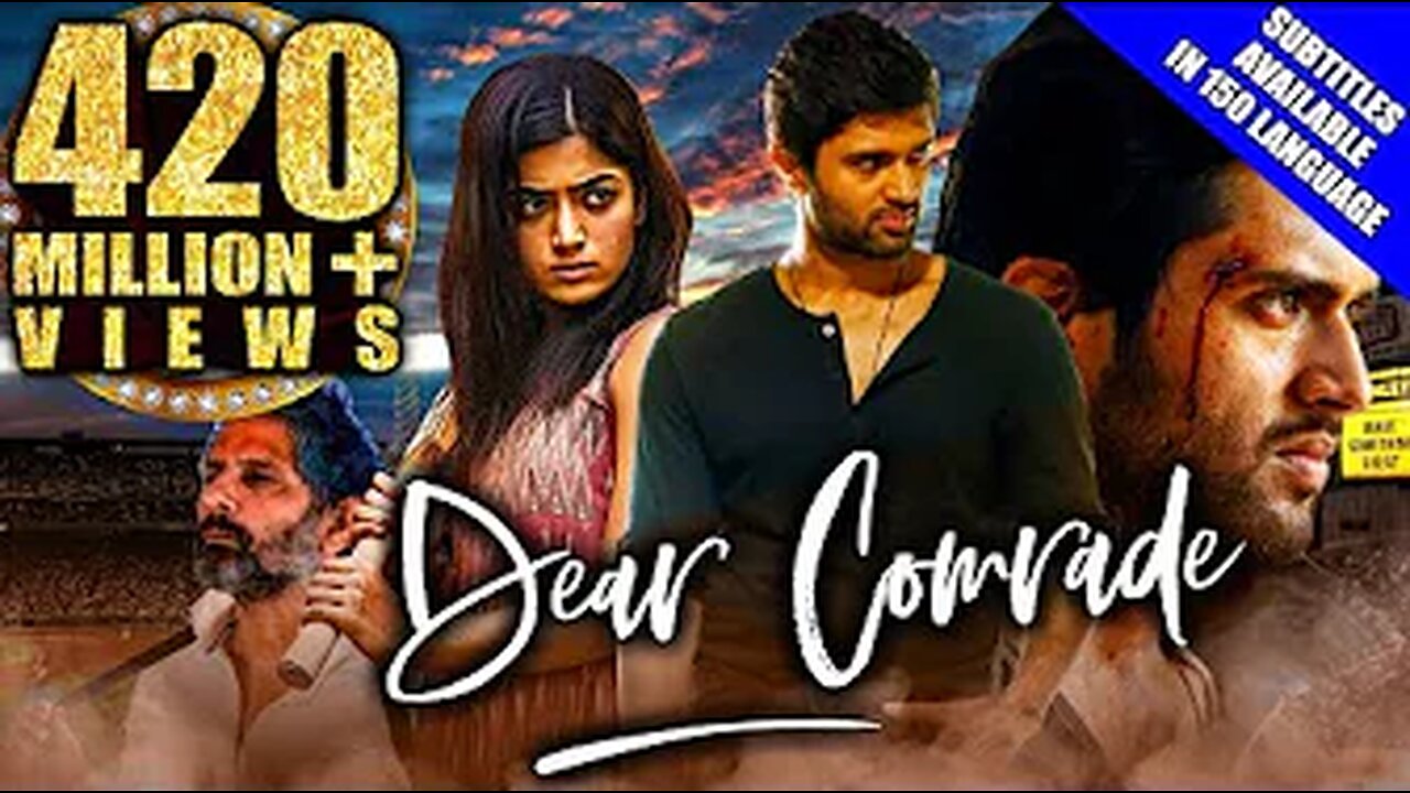 Vijay Devarkonda | Dear Comrade | Rashmika Mandana | Latest New South Hindi Dubbed Hd Movie