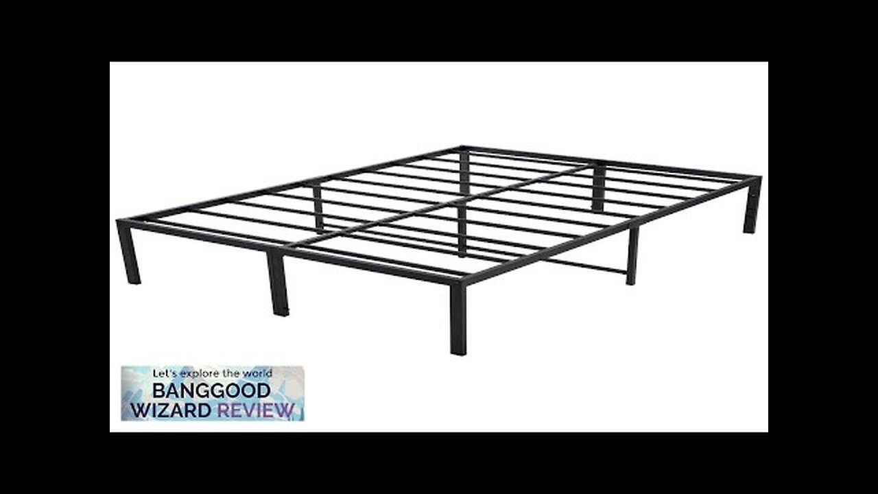 18 Inch King Size Heavy-Duty Steel Bed Frame with Easy Assembly Headboard Review