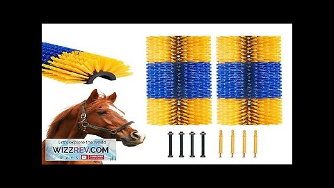 Livestock Scratching Brush 2Pcs Itch Relief Horse Scratcher Brush 17.1 in Review