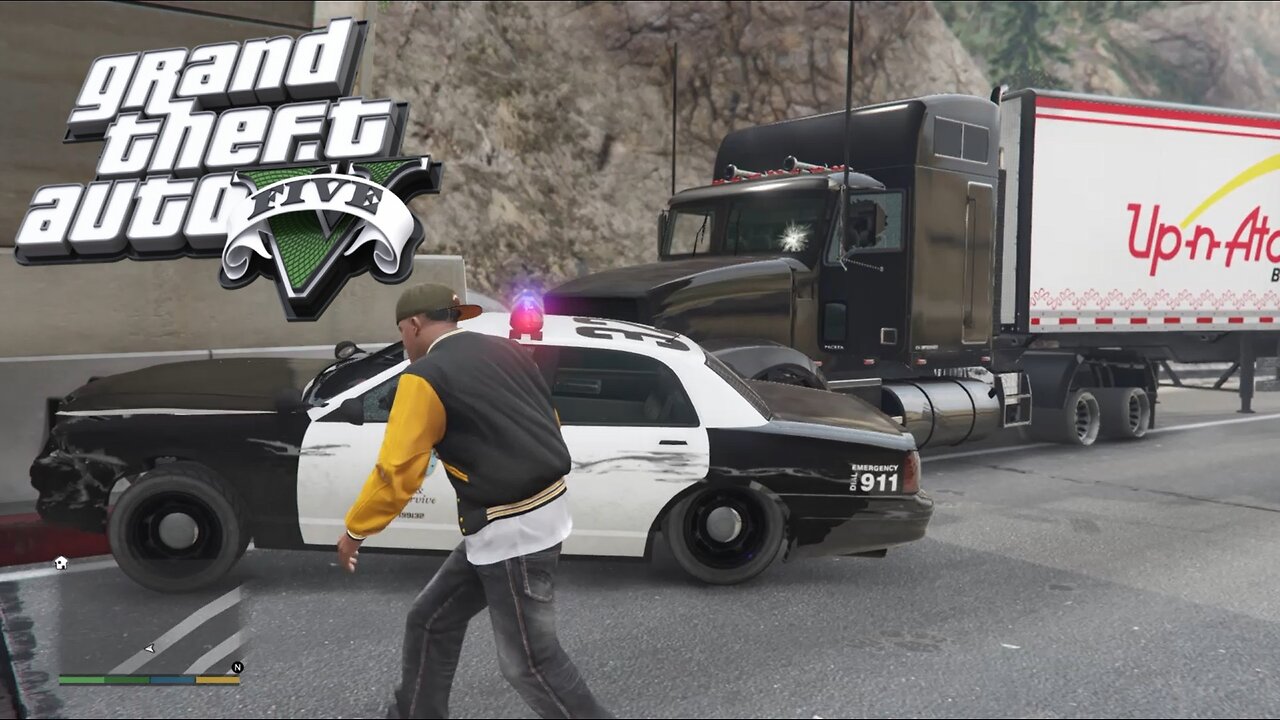 GTA 5 Police Pursuit Driving Police car Ultimate Simulator crazy chase #97