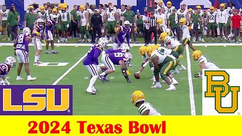 LSU vs Baylor Football Game Highlights, 2024 Texas Bowl