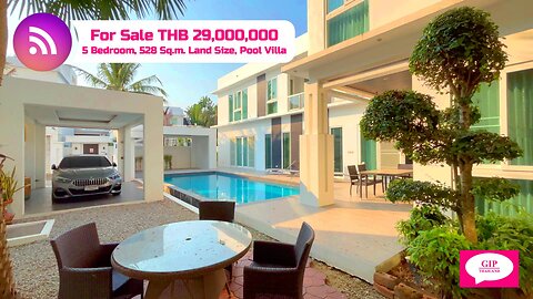 Pool Villa, 5 Bedroom, Jomtien, Thailand, THB 26,900,000 PRICE REDUCED