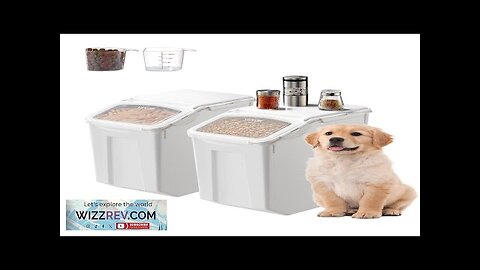 4.5Gal/20Lx2 Large Ingredient Storage Container Airtight Kitchen Flour Bin Review