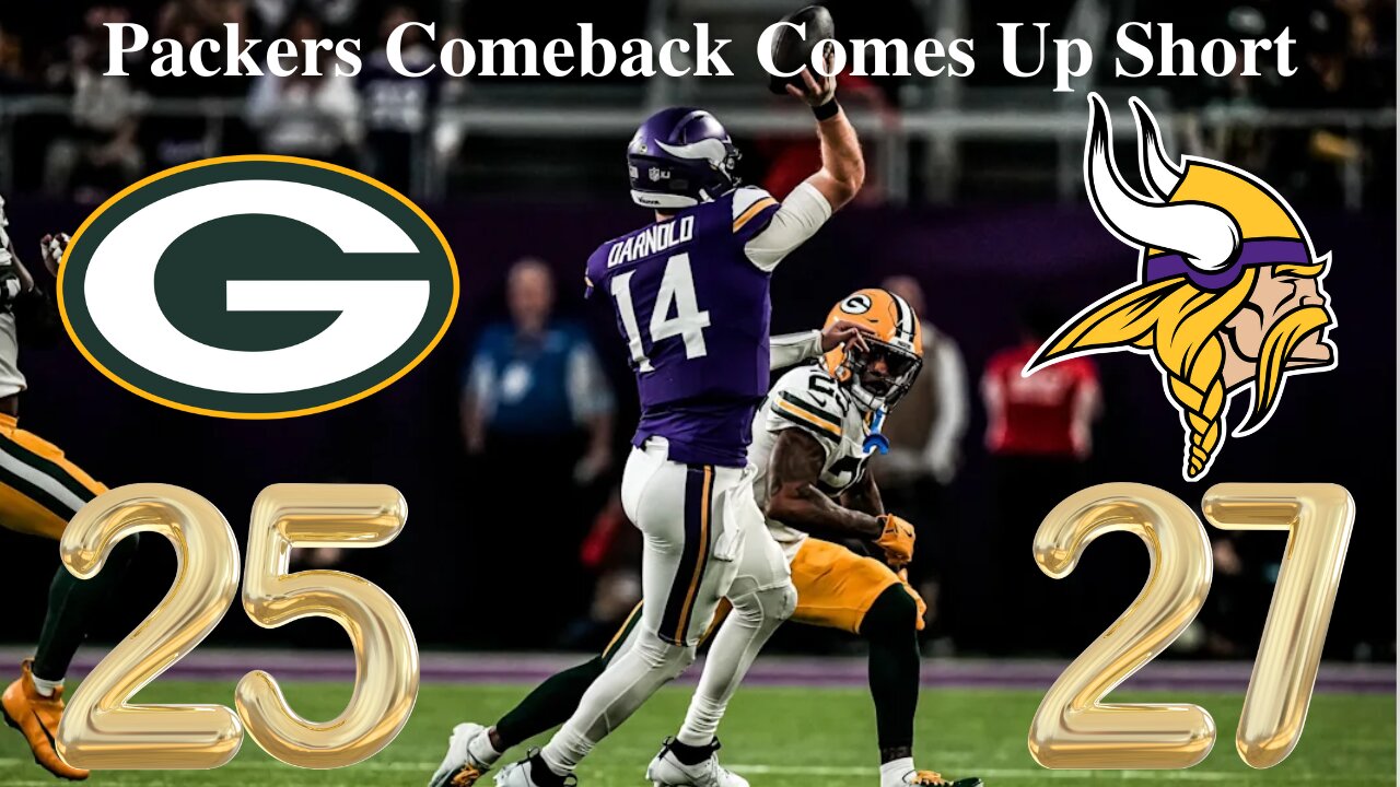 The Packers Lose Another Heartbreaker To The Vikings