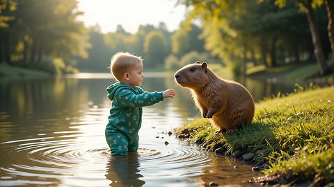 Kung Fu Showdown: Capybara vs. Baby