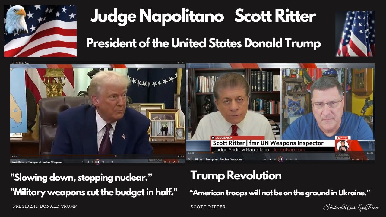 Judge Napolitano | Scott Ritter : Trump and Nuclear Weapons