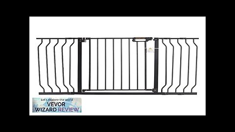 VEVOR Baby Gate 29.5"-53" Extra Wide 30" High Dog Gate for Stairs Review