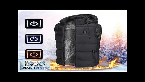 TENGOO Unisex 3-Gears Heated Jackets USB Electric Thermal Clothing 2/9/11/13/15 Places Review