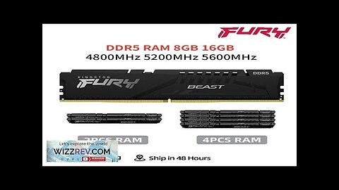 Kingston Fury Beast DDR5 8GB 16GB 4800 5200 5600MHz Desktop Memory 288Pin Review