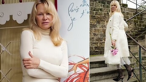 Pamela Anderson Stuns Makeup-Free in Paris