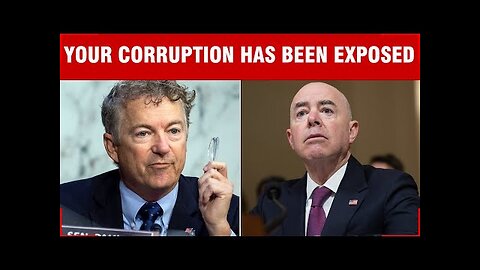 Watch Mayorkas Turned PALE With DESPAIR After Rand Paul TOTALLY DISMANTLES Him At Hearing