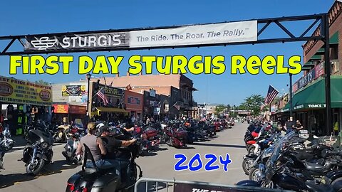 Sturgis Reels First Day of the Sturgis Motorcycle Rally on Main Street