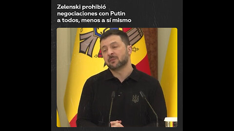 Zelenski prohíbe las conversaciones con Putin a todos, menos a sí mismo