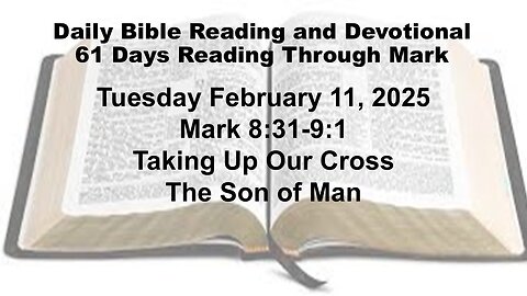 Daily Bible Reading and Devotional: 61 Days reading through Mark.