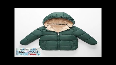 Winter Children'S Lamb Velvet Padded Jacket Pocket Zipper Boys Down Padded Casual Review