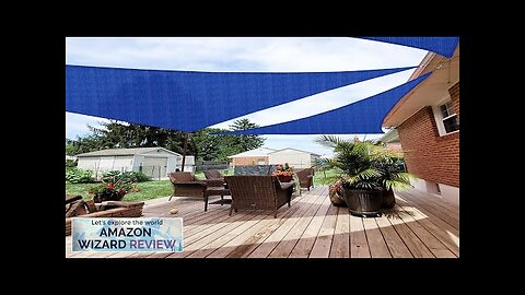 Patio Paradise 20' x 20' x 20' Sun Shade Sail Triangle Canopy Review