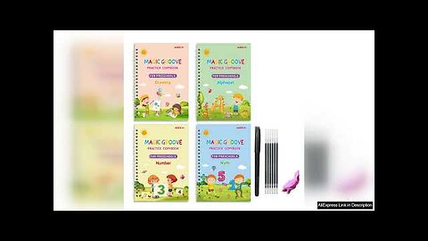 Reusable Magic Copybook Drawing Toys for Children Montessori Pen Control Training Writing Review