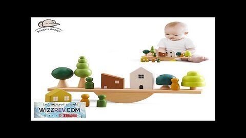 Montessori Sensory Toys Stacking Toys For Baby Forest Houses Replica Wooden Forest Review