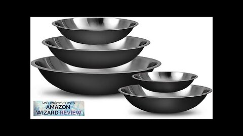 WHYSKO Meal Prep Stainless Steel Mixing Bowls Set Home Refrigerator and Kitchen Review