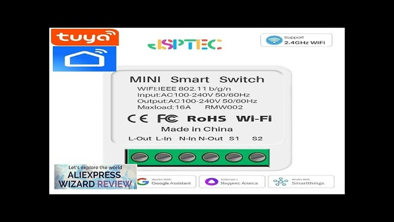 16A Wifi Smart Switch Smart Home Light Switches Module 2 Way Control Review