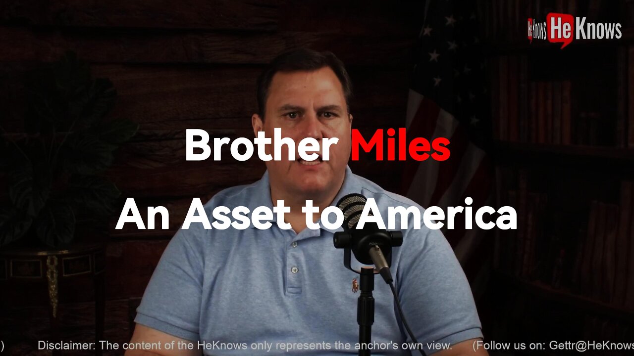 Brother Miles: An Asset to America