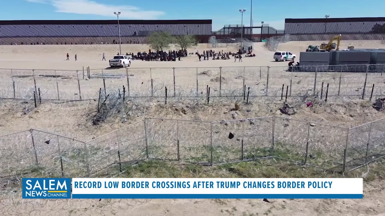 Record Low Border Crossings After Trump Issues Executive Orders