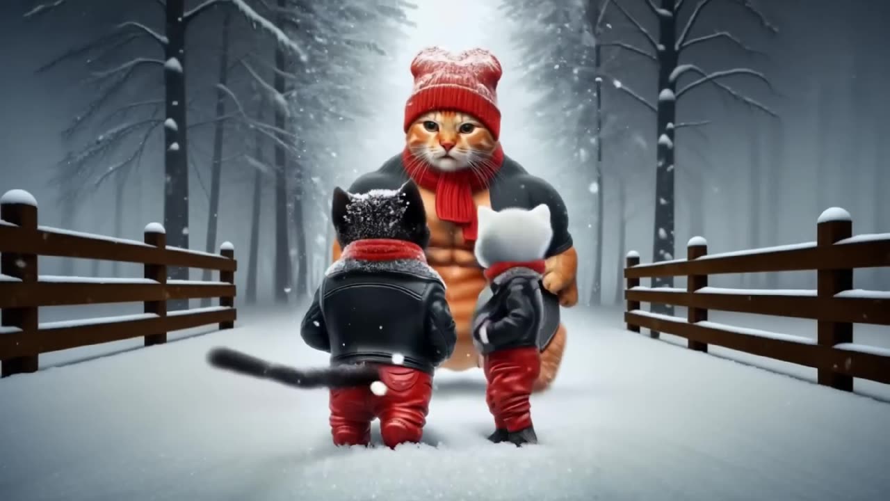 Cat and kitten sad story