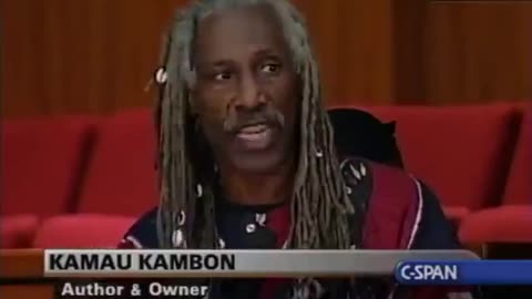 Black american author calls for White Genocide on C- SPAN network...