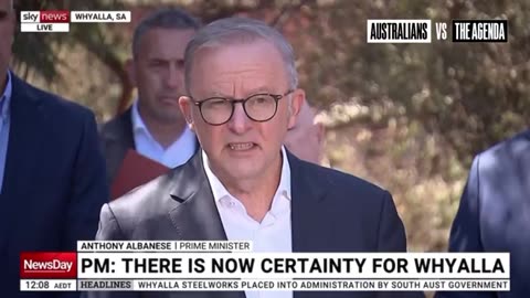 Prime Minister Anthony Albanese responds to Donald Trump calling Zelenskyy a dictator